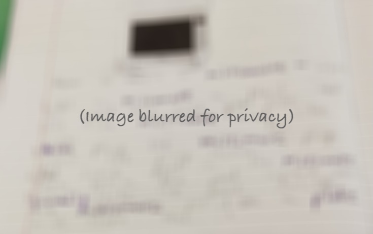 Student's image of microwave instructions